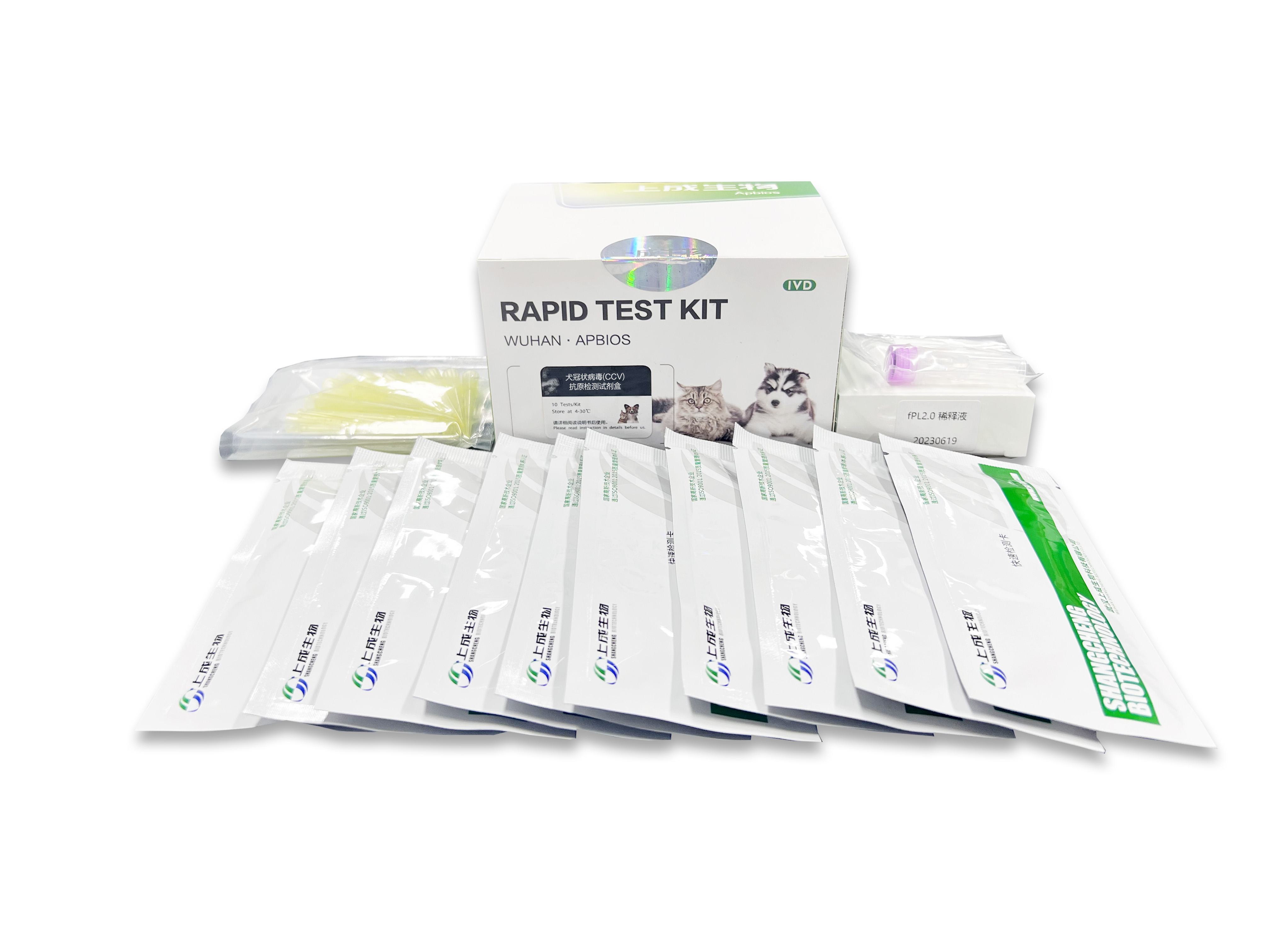 犬冠狀病毒(CCV)抗原檢測(cè)試劑盒(僅用于科研)
